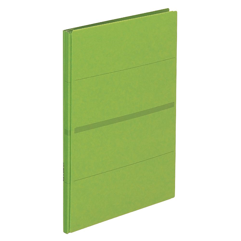 プラス 背幅伸縮 セノバスつづりひも グリーン FL-023SH 1冊(ご注文単位1冊)【直送品】