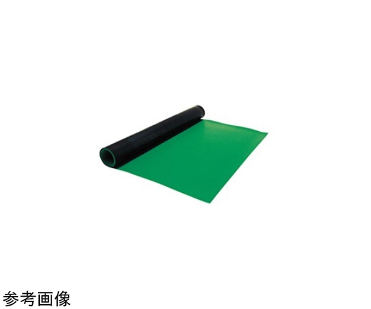 白光(HAKKO) 制電マット 499 2.0mm×1m×10m フロア用(グリーン) 499-1 1個 (ご注文単位1個)【直送品】
