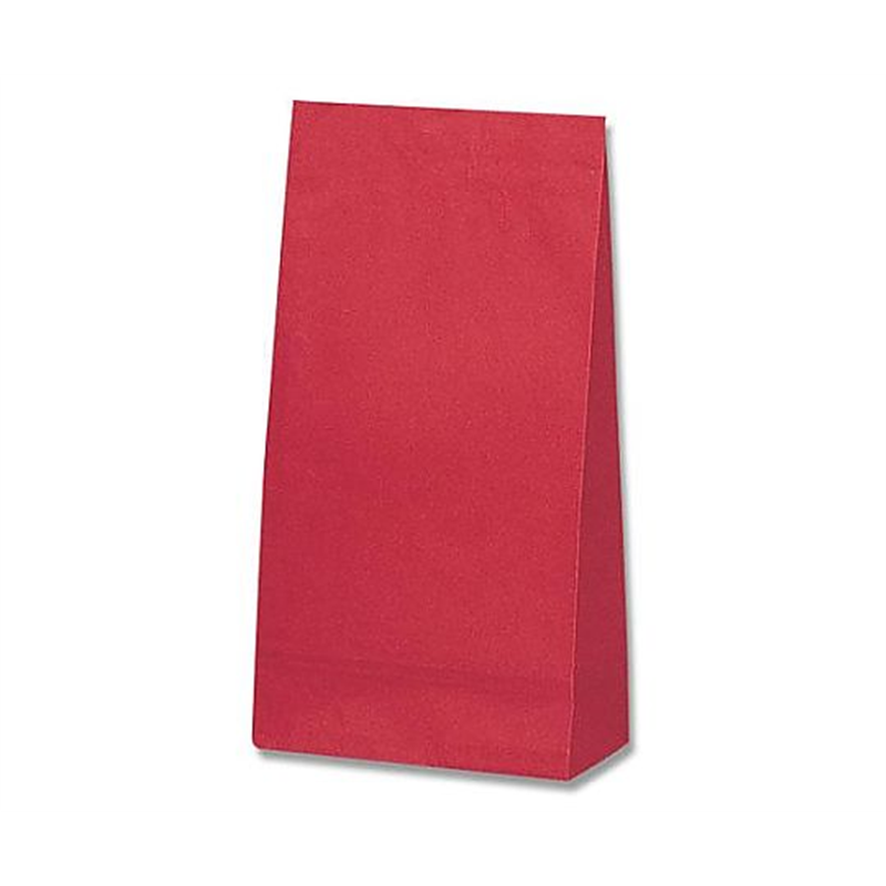 アズワン 180x105x350mm カラー紙袋(赤/100枚) EA927SB-64 1束（ご注文単位1束）【直送品】