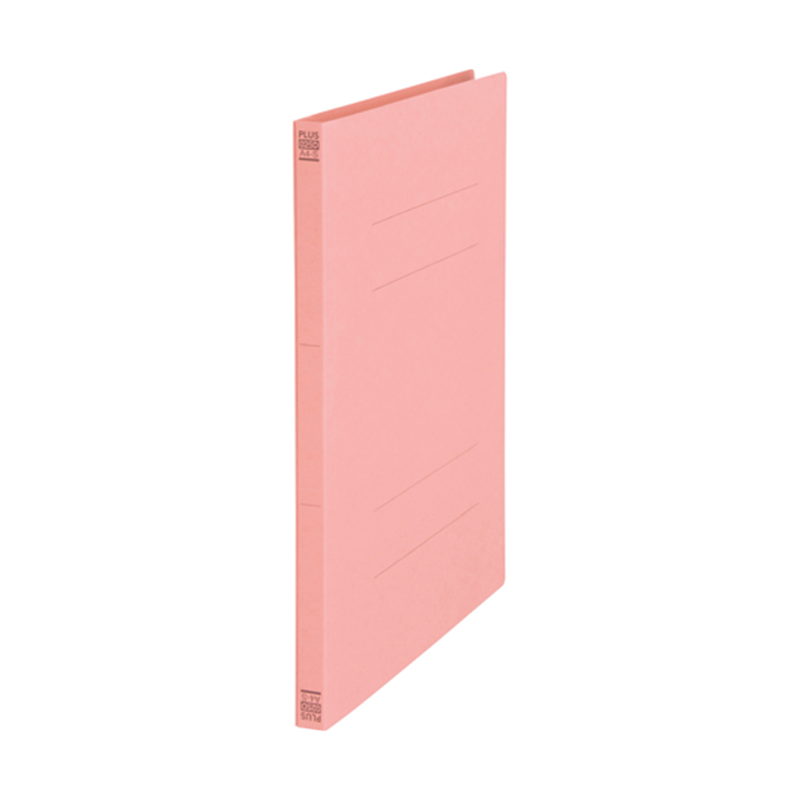 プラス フラットファイル ダブルとじ具 A4-S ピンク No.025D 1冊(ご注文単位1冊)【直送品】