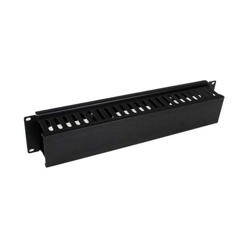 StarTech.com 水平配線用ダクト付パネル(2U)カバー付きケーブルダクト サーバーラック/キャビネット用 CMDUCT2U 1個(ご注文単位1個)【直送品】
