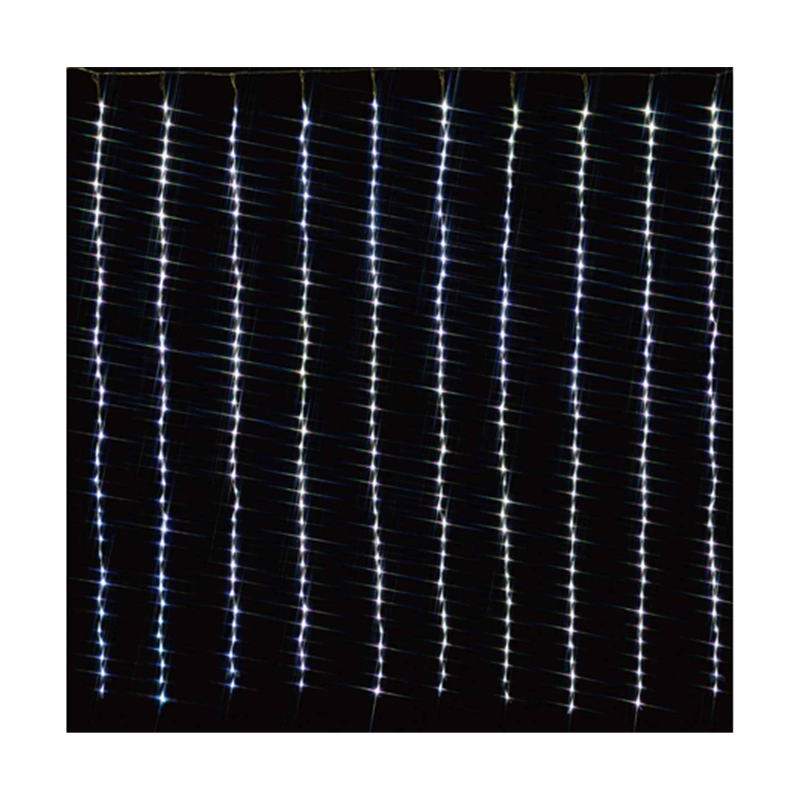 アズワン 【400球】LEDデラックスカーテンライト 屋外使用可 ホワイト 28-61-2-1 1セット(ご注文単位1セット)【直送品】