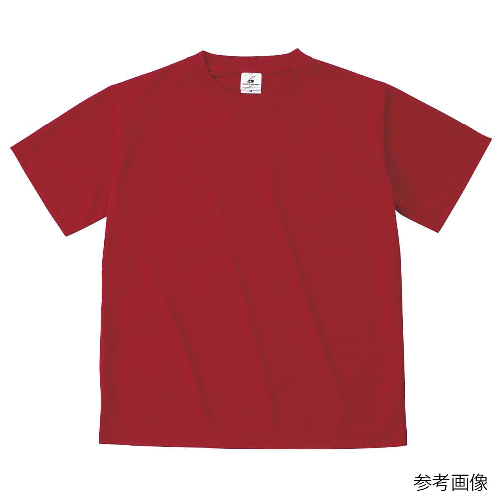 フェリック ファイバードライTシャツ レッド S POT104-S 1枚（ご注文単位1枚）【直送品】