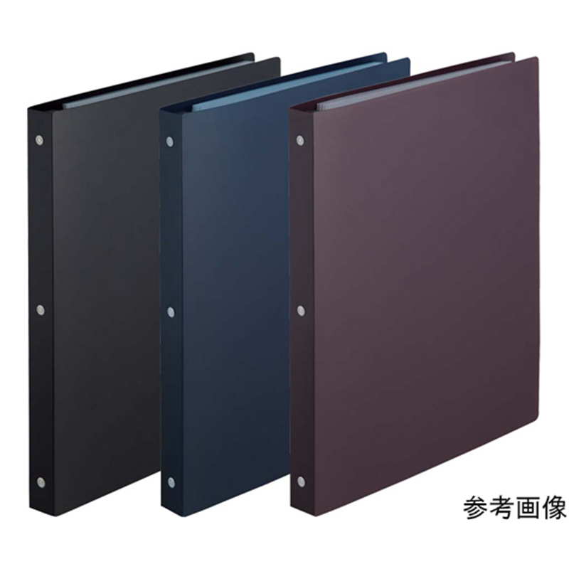 LIHITLAB SELFANA クリヤーブック<ポケット交換式> A4 ボルドーブラック N7200-3 1冊（ご注文単位1冊）【直送品】