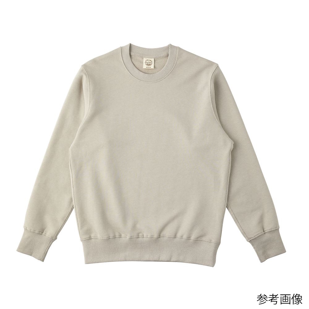 フェリック オーガニックコットンスウェットシャツ ミルキーグレー XXL OGS915-MGY-XXL 1枚（ご注文単位1枚）【直送品】