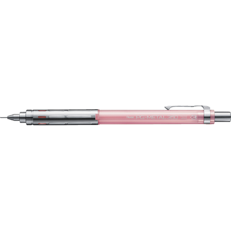 ぺんてる PG-METAL350 0.3芯 クリアピンク軸 PG313-TP 1本(ご注文単位1本)【直送品】