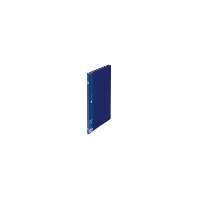 プラス クリアーファイル 10P A4S ネイビー 10冊 FC-121EL 1セット(ご注文単位1セット)【直送品】