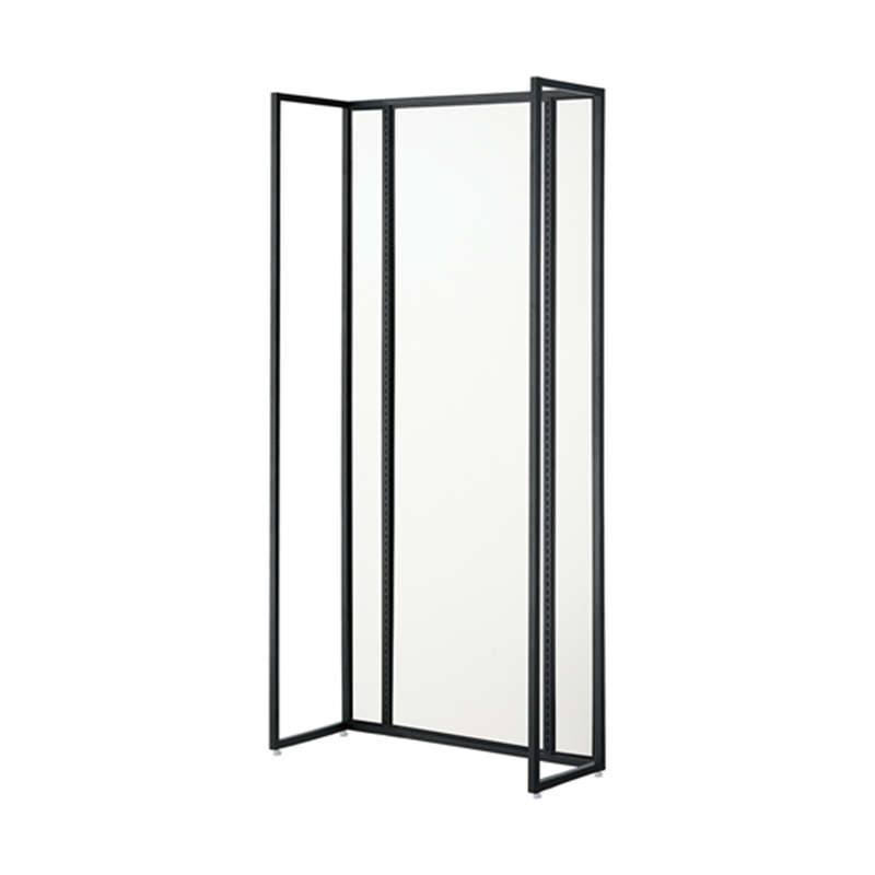 アズワン UR壁面タイプ W90×H210cm【 本体】【 ブラック枠×ホワイトパネル】 61-14-7-3 1セット（ご注文単位1セット）【直送品】