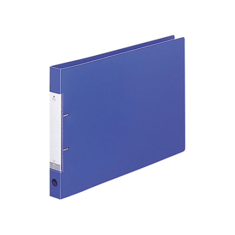 LIHITLAB リクエスト D型リングファイル 8青 G2228 G2228-8 1冊(ご注文単位1冊)【直送品】