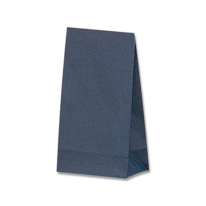 アズワン 130x 80x235mm カラー紙袋(紺/100枚) EA927SB-65 1パック（ご注文単位1パック）【直送品】