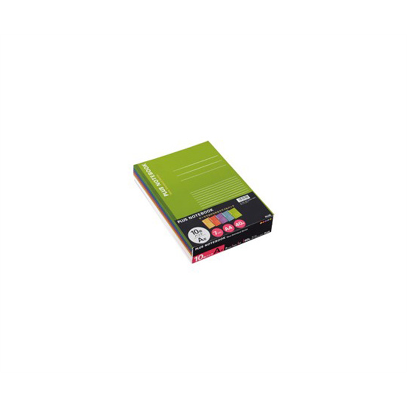 プラス ノートブック A4 A罫 10冊 NO-204AS-10CP 1パック(ご注文単位1パック)【直送品】