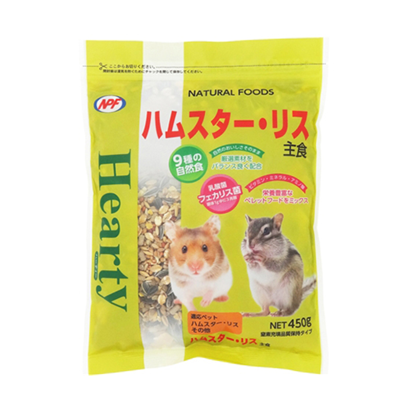 ナチュラルペットフード ハーティー ハムスター・リス 450g 2138 1個(ご注文単位1個)【直送品】