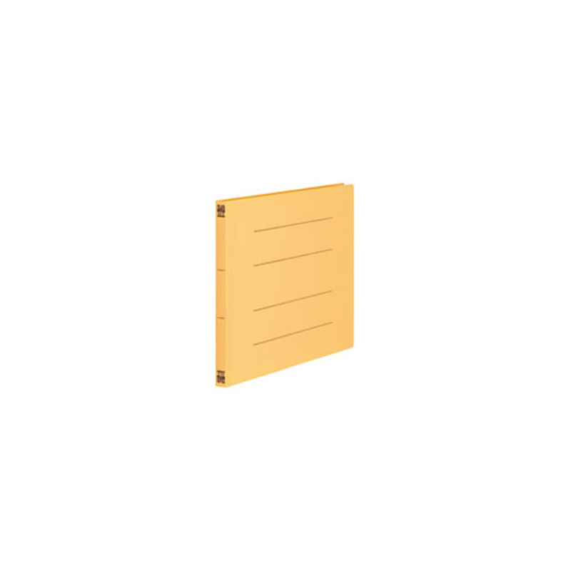 プラス PPフラットファイル A4E イエロー 10冊 No.122P 1パック(ご注文単位1パック)【直送品】