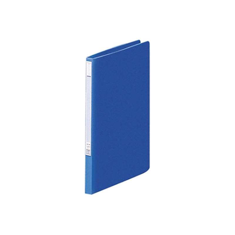 LIHITLAB パンチレスファイルZ式 9藍 F-342 F342-9 1冊(ご注文単位1冊)【直送品】