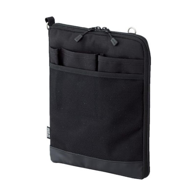 LIHITLAB A5バッグインバッグ(タテ型) ブラック A7682-24 1個(ご注文単位1個)【直送品】