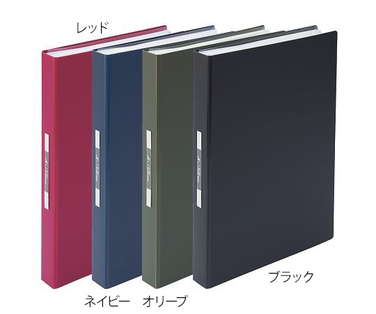 LIHITLAB ALTNA クリヤーブック 60P ブラック N7753-24 1冊(ご注文単位1冊)【直送品】