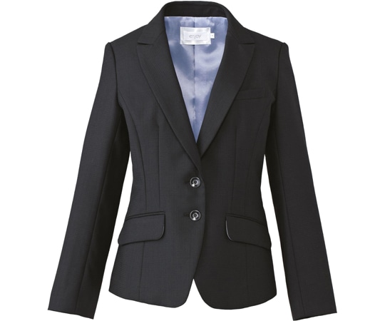 カーシーカシマ ENJOY ジャケット AIR CHIDORI WINDOWPANE ブラック 9号 EAJ526 1枚（ご注文単位1枚）【直送品】