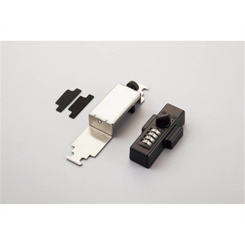 日本緑十字社 どあロックガード(ダイヤルタイプ) 外開きドア専用 ドアロック-1D 100×50×38mm 可変式ダイヤル錠 302111 1個(ご注文単位1個)【直送品】