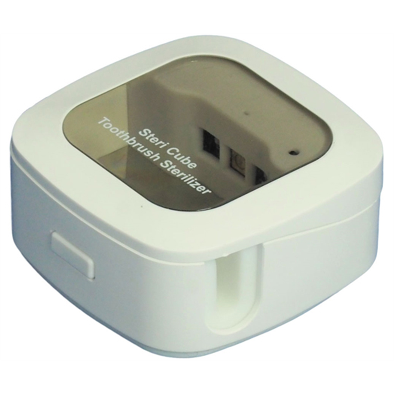 ワールドビジネスサプライ UV-C紫外線歯ブラシ除菌ケース Steri Cube(ステリキューブ) ホワイト LN TB-UV1-CWH 1台（ご注文単位1台）【直送品】