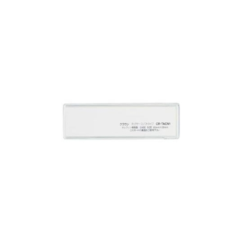 クラウン タックケース クリア 1パック(10枚入) CR-TACN1-T 1パック(ご注文単位1パック)【直送品】