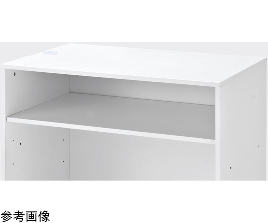 アズワン 中間棚 W120cm H100cmカウンター用 ホワイト 61-427-49-2 1枚(ご注文単位1枚)【直送品】