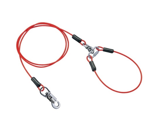 ペティオ タフギア ワイヤーチェーンプラス φ4.5mm×187cm レッド W24594 1本（ご注文単位1本）【直送品】