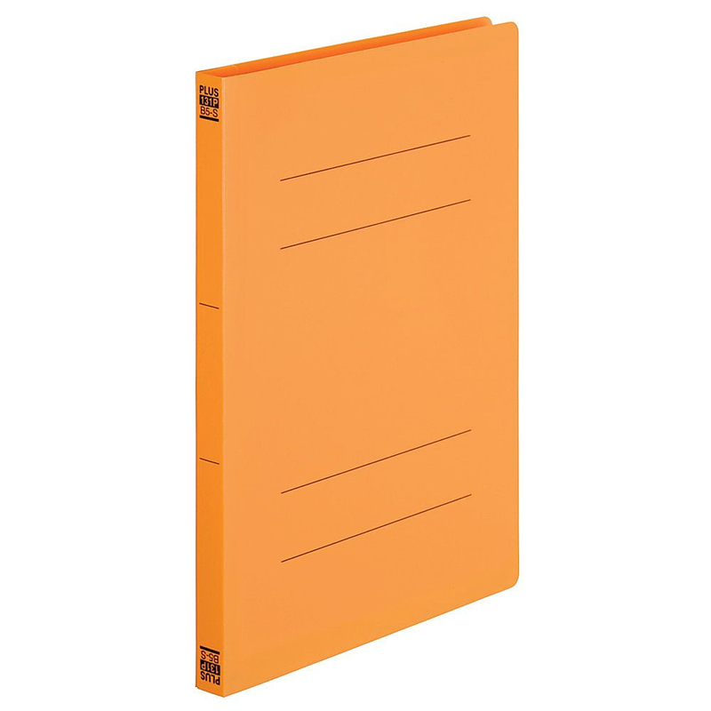 プラス PPフラットファイル B5S オレンジ 1冊 No.131P 1冊(ご注文単位1冊)【直送品】