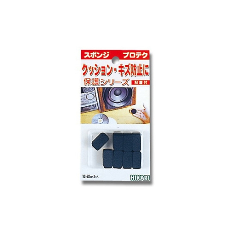 光 スポンジ 10mm×10mm×20mm 8個入 SR-1012 1パック（ご注文単位1パック）【直送品】