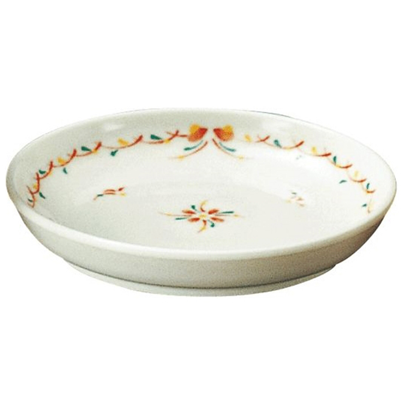 Daiwa 小皿(3寸)花赤絵(あかえ) YD-21-HA 1個(ご注文単位1個)【直送品】