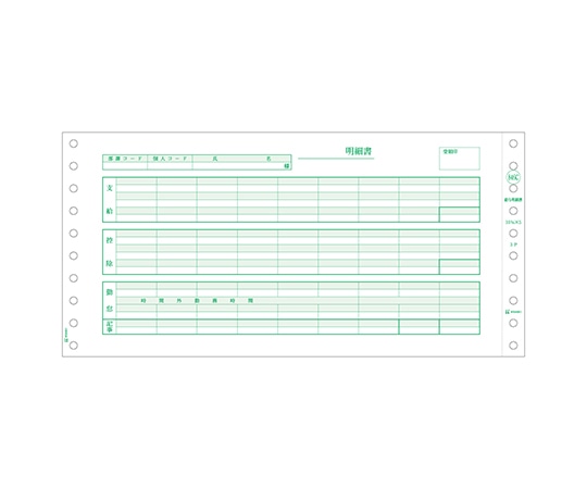 ヒサゴ 給与明細書(密封式)1セット(250枚入) GB846C 1セット(ご注文単位1セット)【直送品】