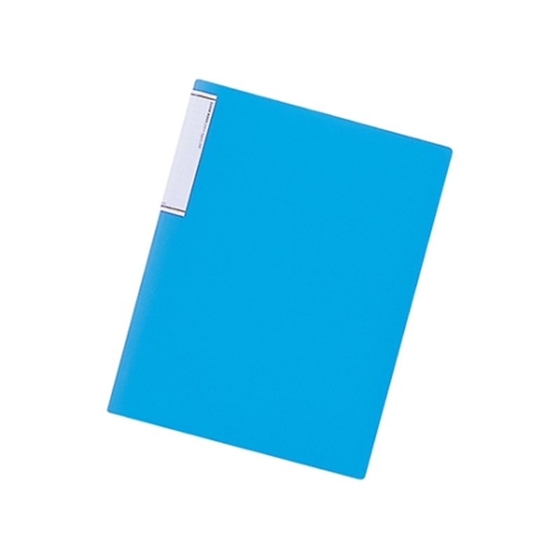 LIHITLAB クリヤーブック(スリムタイプ) 8青 N7111-8 1冊(ご注文単位1冊)【直送品】