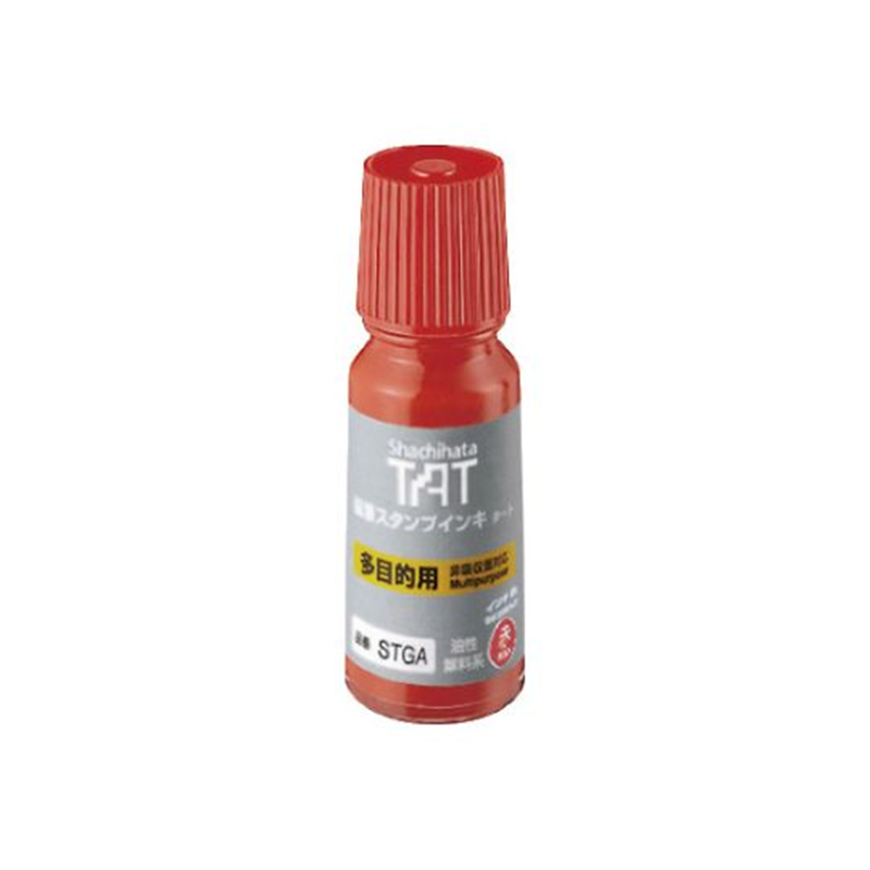 シヤチハタ TATインキ多目的用A小赤 STGA-1-R 1個(ご注文単位1個)【直送品】