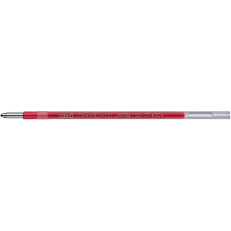 三菱鉛筆 ジェットストリーム 替芯 1.0mm 赤 SXR8010K.15 1本(ご注文単位1本)【直送品】
