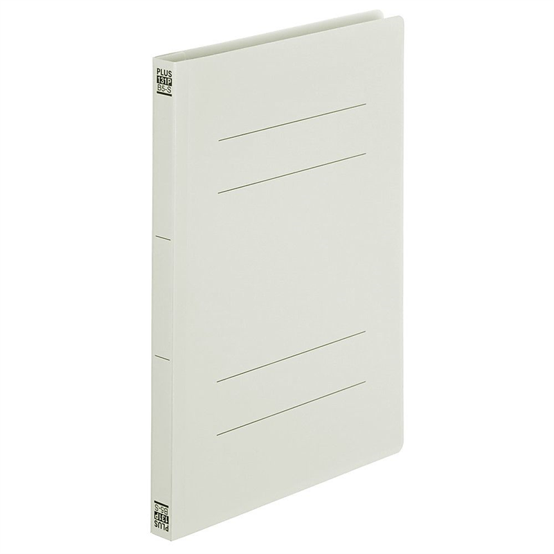 プラス PPフラットファイル B5S グレー 1冊 No.131P 1冊(ご注文単位1冊)【直送品】
