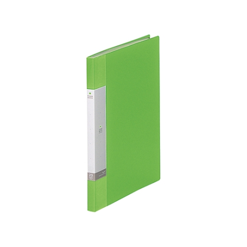 LIHITLAB リクエスト クリヤーブック 6黄緑 G3201 G3201-6 1冊(ご注文単位1冊)【直送品】