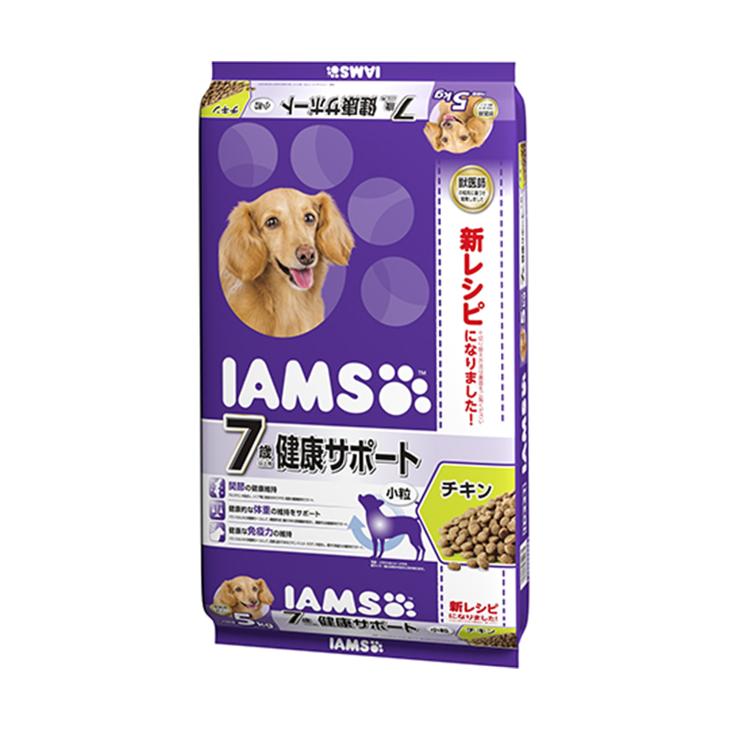 マースジャパンリミテッド アイムス 7歳以上用 健康サポート チキン 小粒 5kg ID331 1個（ご注文単位1個）【直送品】