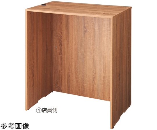 アズワン 木製ハイカウンター H100cm W120cm ラスティック柄 61-427-43-4 1台(ご注文単位1台)【直送品】