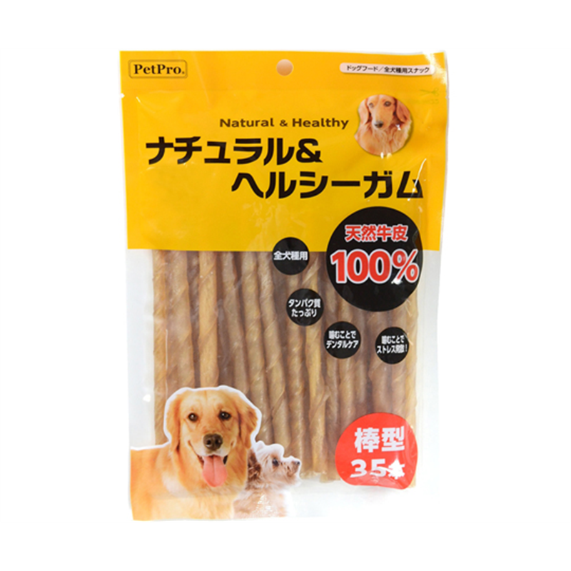 ペットプロジャパン ペットプロ ナチュラル&ヘルシーガム 棒型 35本 1セット(ご注文単位1セット)【直送品】