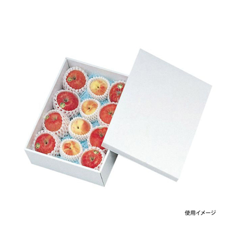 ヤマニパッケージ 青果用贈答箱 ホワイト(大) 50枚 L-178 1ケース(ご注文単位1ケース)【直送品】