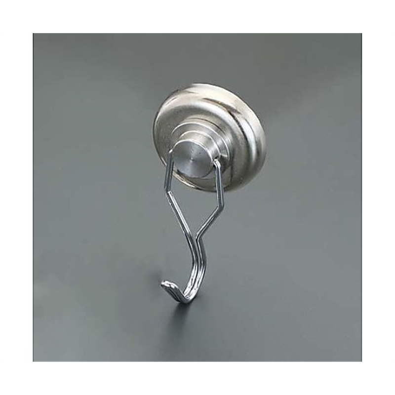 アズワン φ40mm/50kg マグネットフック(スイベル式/シルバー) EA781ET-90A 1個(ご注文単位1個)【直送品】