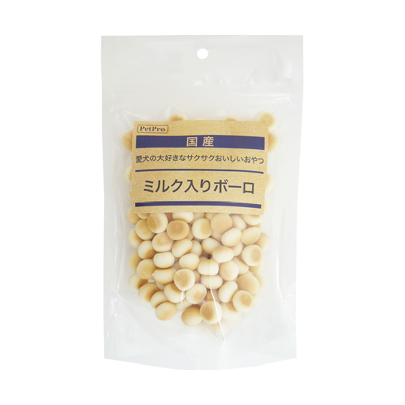 ペットプロジャパン ペットプロ 国産おやつ ミルク入りボーロ 80g 1個(ご注文単位1個)【直送品】