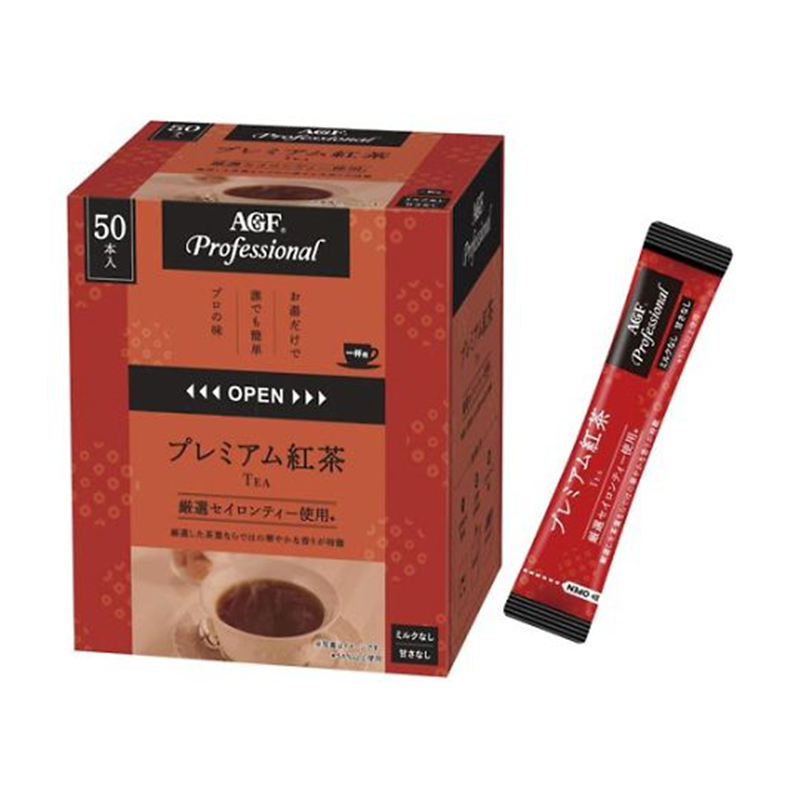 AGFプロフェッショナル プレミアム紅茶 50本入 76890 1箱※軽（ご注文単位1箱）【直送品】