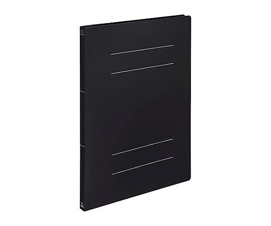ライオン事務器 A4 フラットファイル(黒/10冊) EA762CD-25 1箱(ご注文単位1箱)【直送品】