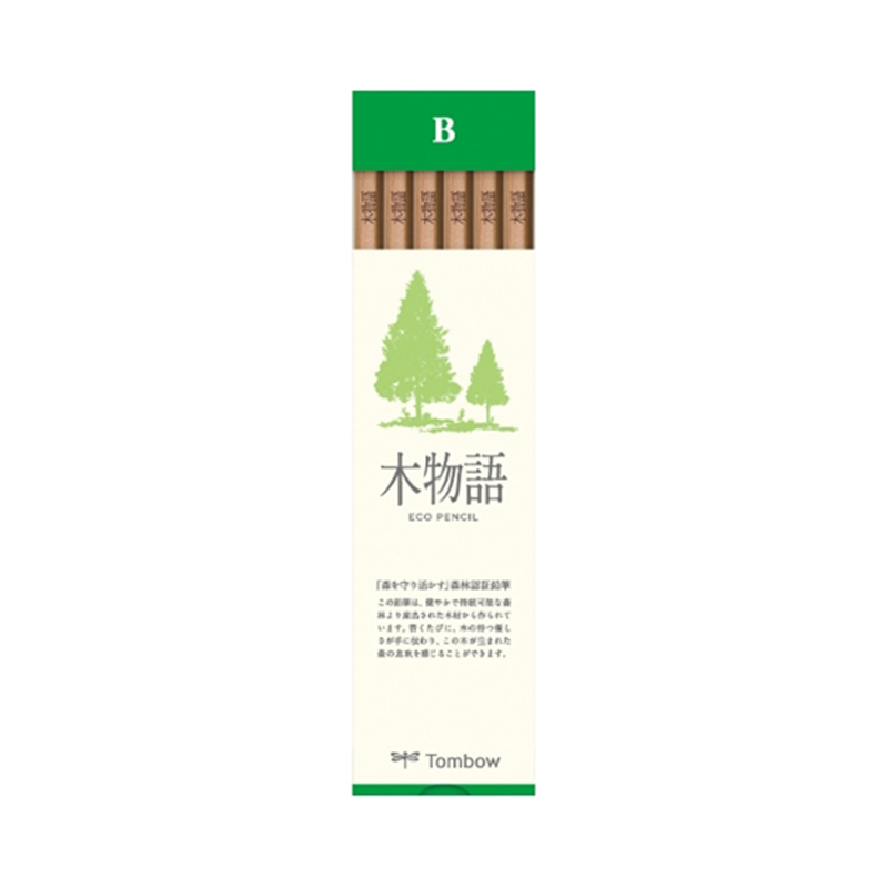トンボ鉛筆 鉛筆 S木物語 B 1ダース(12本入) LA-KSB 1ダース（ご注文単位1ダース）【直送品】