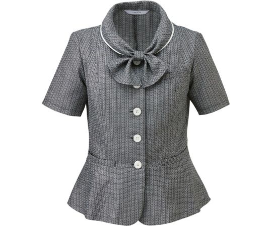 カーシーカシマ ENJOY オーバーブラウス PURETWEED グレー 7号 ESA704 1枚(ご注文単位1枚)【直送品】