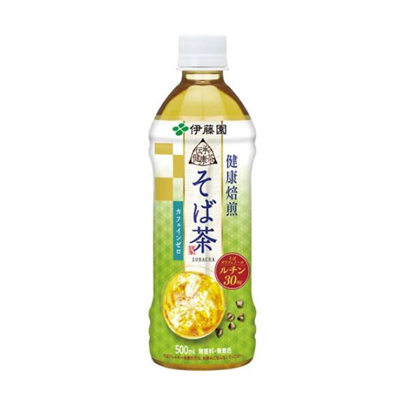 伊藤園 伝承の健康茶 そば茶 500mL 24本 19549 1ケース※軽(ご注文単位1ケース)【直送品】