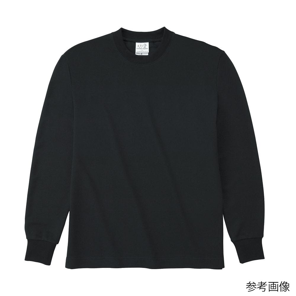 フェリック ハニカム長袖Tシャツ(リブ有) ブラック L HNC204-L 1枚(ご注文単位1枚)【直送品】