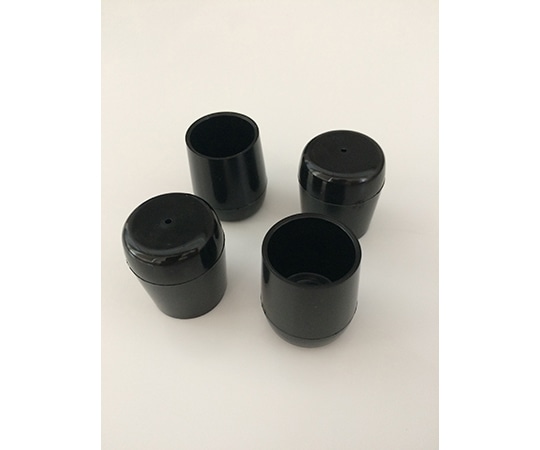 ツチノ パイプ脚キャップ 黒丸 12.7mm 51-027 1パック(ご注文単位1パック)【直送品】