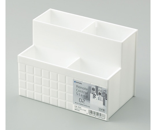 イノマタ化学 リモコンスタンド 02 ホワイト #4826 1個(ご注文単位1個)【直送品】