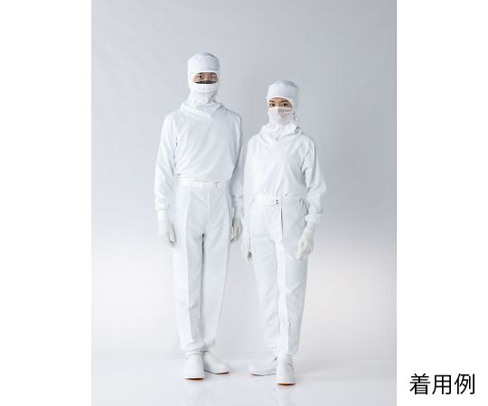 東洋リントフリー 異物混入対策フード一体上着 白 5L JF2501-01 5L 1枚 (ご注文単位1枚)【直送品】
